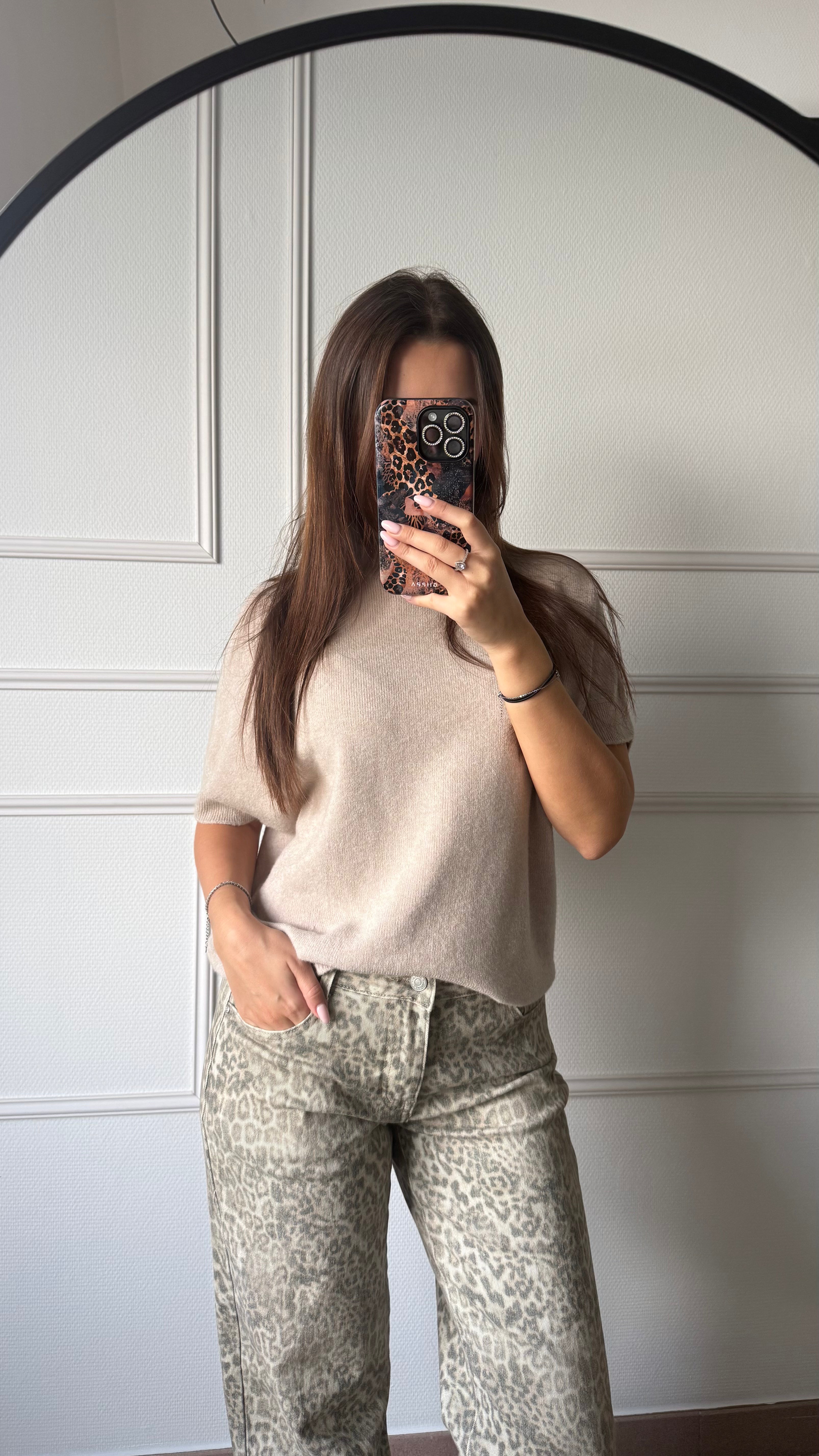 Savannah Jeans Leopard